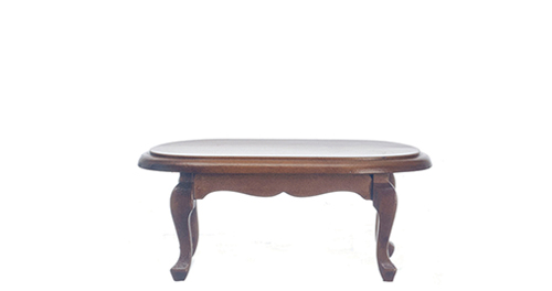 Oval Coffee Table, Walnut